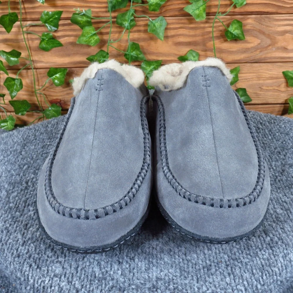 Sorel Falcon Ridge II Mens Slipper Size 13 Indoor Outdoor Quarry Grey Suede‎